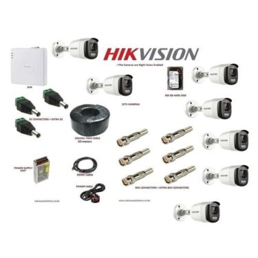 Hikvision ColorVu CCTV Camera Complete Kit with 24/7 Full-Color Imaging