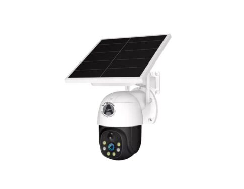 Enhanced PTZ V380 4G Solar-Powered Camera with SIM Card Capability