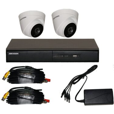 Hikvision High-Definition CCTV Camera Kit with Two Cameras
