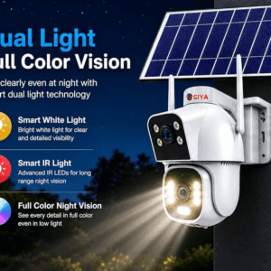 Alternative view of Dual Len Hieasy solar PTZ camera